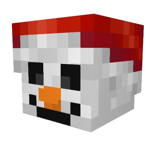 lira5 Minecraft avatar head, 3D render