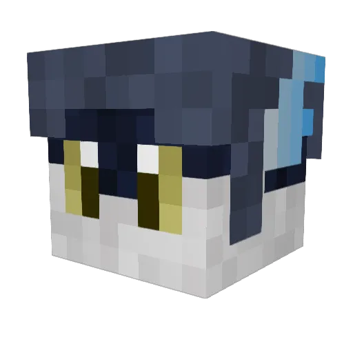 lirebrin Minecraft avatar head, 3D render
