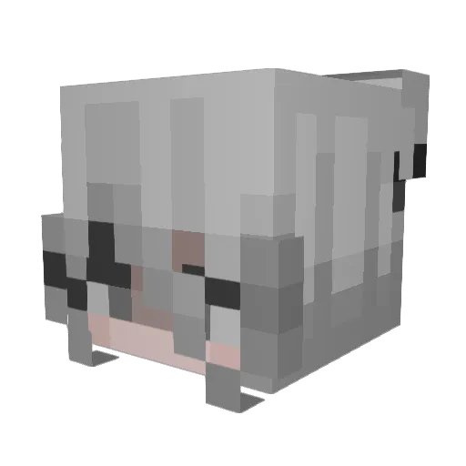 lirnlo Minecraft avatar head, 3D render