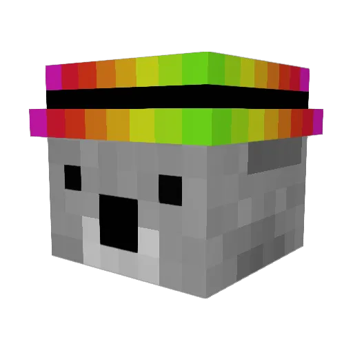 lironlev105 Minecraft avatar head, 3D render