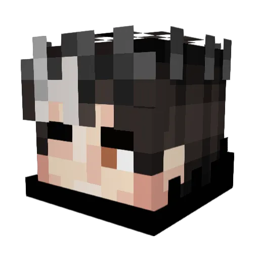 lirout2 Minecraft avatar head, 3D render