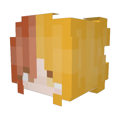lisa1010101010 Minecraft avatar head, 3D render