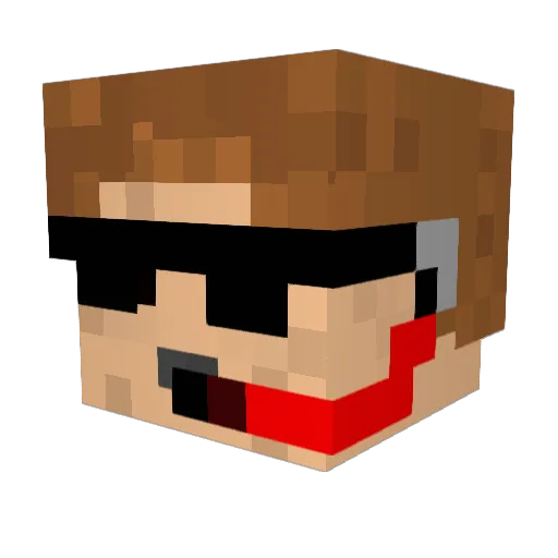lisa81702 Minecraft avatar head, 3D render