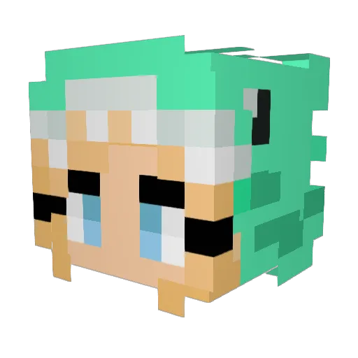 lisa83816 Minecraft avatar head, 3D render