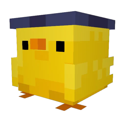 lisa_oye Minecraft avatar head, 3D render