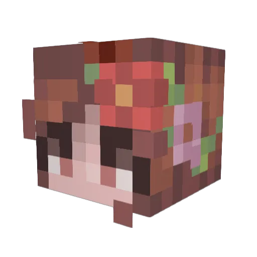 lisaa0103 Minecraft avatar head, 3D render