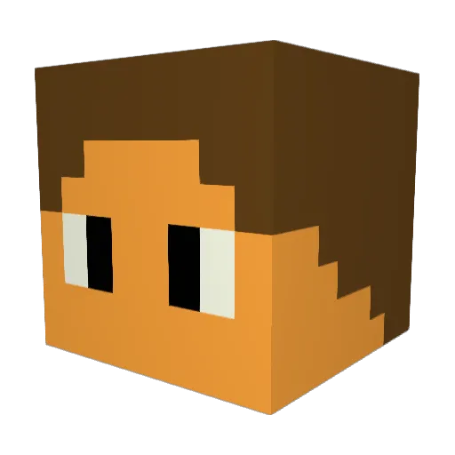 lisalinetti99 Minecraft avatar head, 3D render