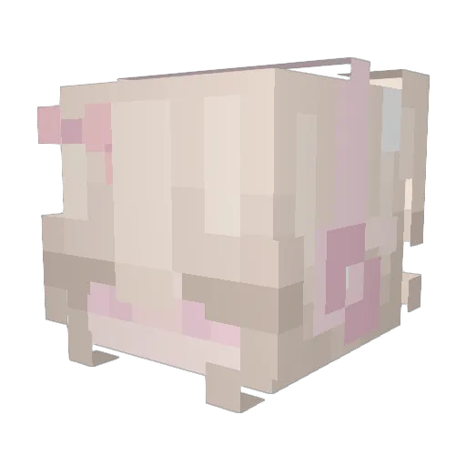 lisanVDOL Minecraft avatar head, 3D render