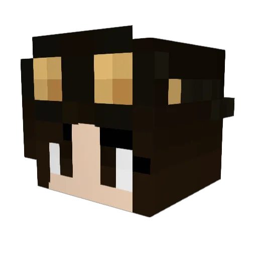 lisaur_ Minecraft avatar head, 3D render