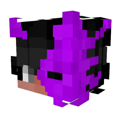 lisek9868 Minecraft avatar head, 3D render