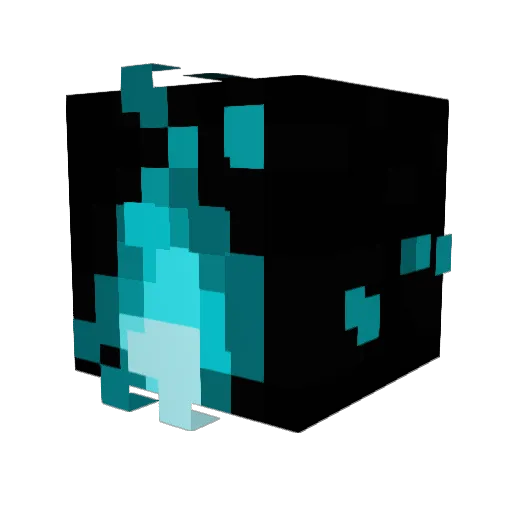 lisekczerwonek Minecraft avatar head, 3D render