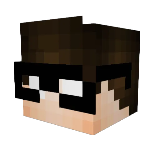 liska011 Minecraft avatar head, 3D render