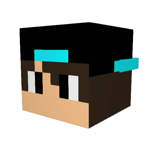 lismc09 Minecraft avatar head, 3D render