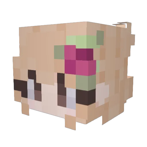 listairlight Minecraft avatar head, 3D render