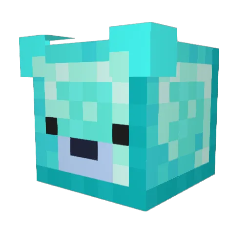 listen_to_me Minecraft avatar head, 3D render