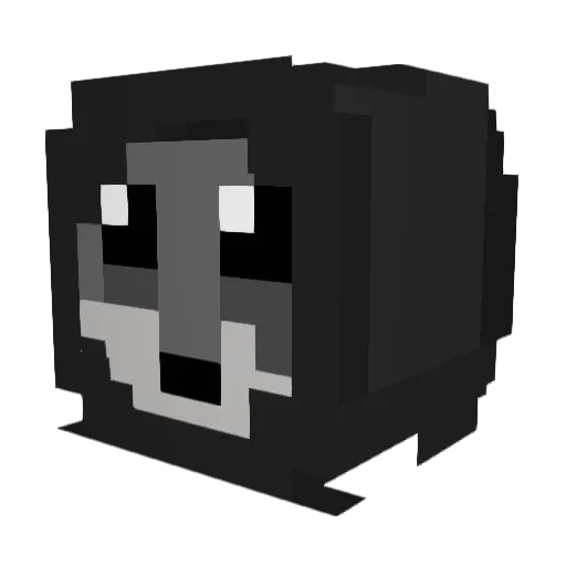 lisu_ Minecraft avatar head, 3D render