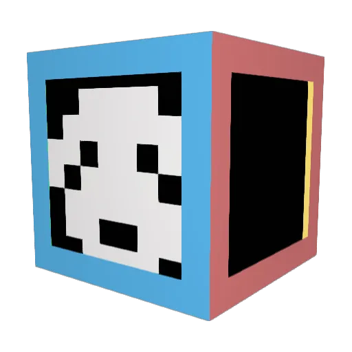 lisuer Minecraft avatar head, 3D render