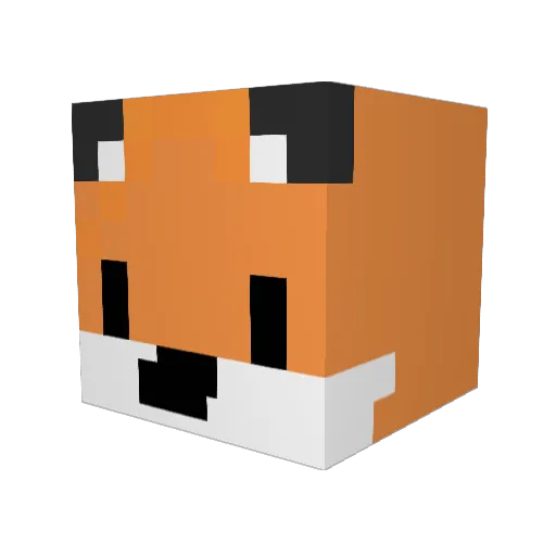 lisvslife Minecraft avatar head, 3D render