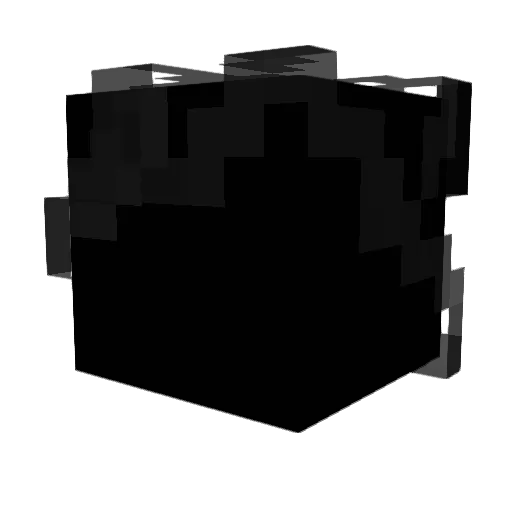 litarny Minecraft avatar head, 3D render