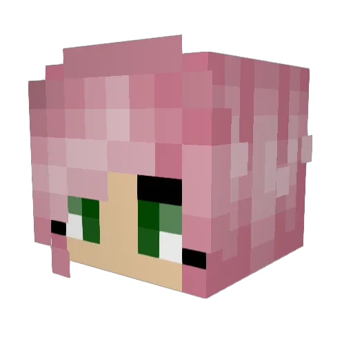 litebunny Minecraft avatar head, 3D render