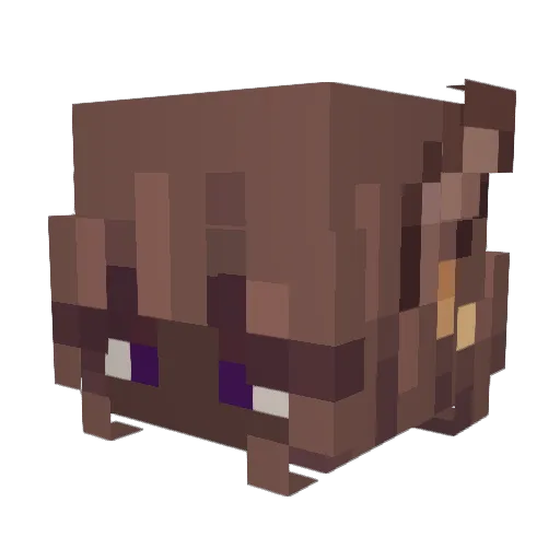 literalmold Minecraft avatar head, 3D render