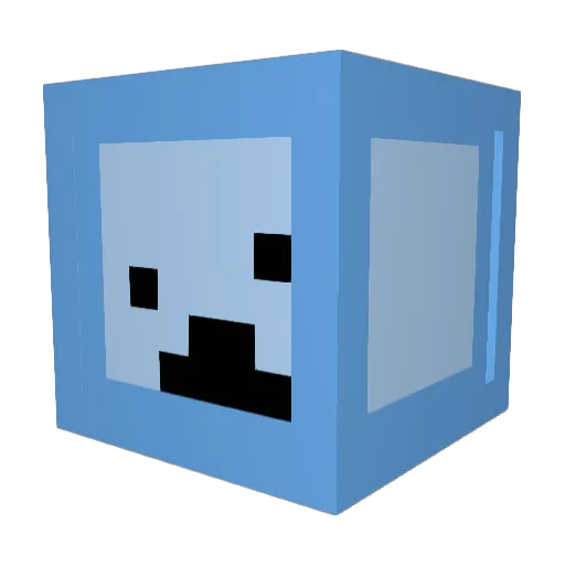 litgangster Minecraft avatar head, 3D render