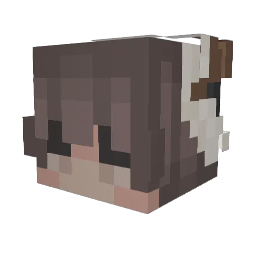 litingyu Minecraft avatar head, 3D render