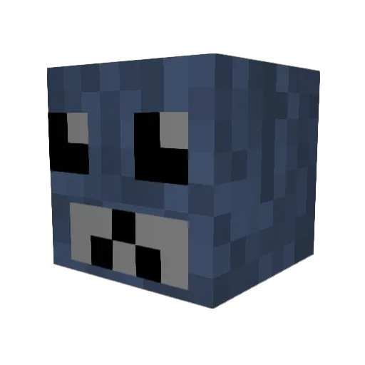 litleblueboy Minecraft avatar head, 3D render