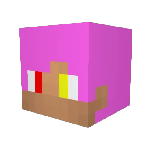litletoby Minecraft avatar head, 3D render
