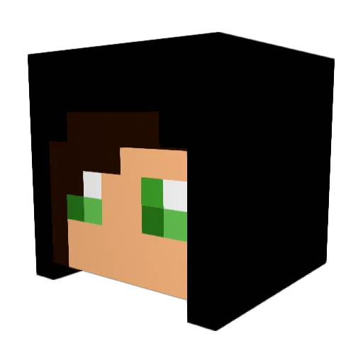 litlrascul Minecraft avatar head, 3D render
