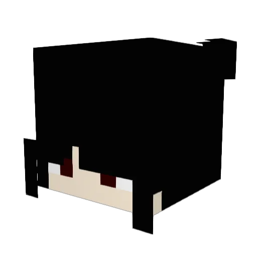 litorg Minecraft avatar head, 3D render