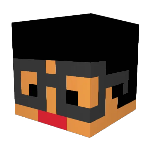 littechicken Minecraft avatar head, 3D render