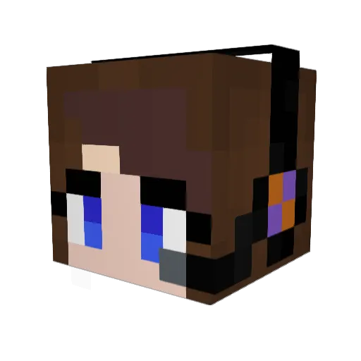 little365 Minecraft avatar head, 3D render