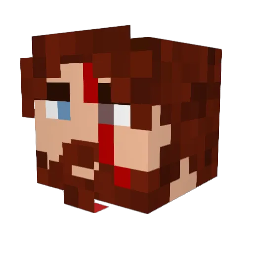little71A Minecraft avatar head, 3D render