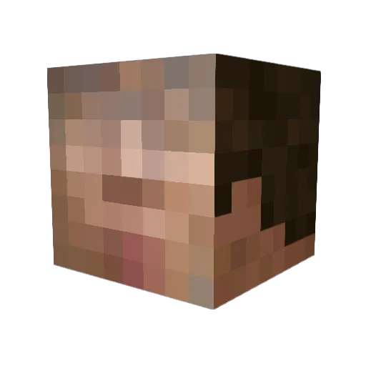 littleBread4848 Minecraft avatar head, 3D render