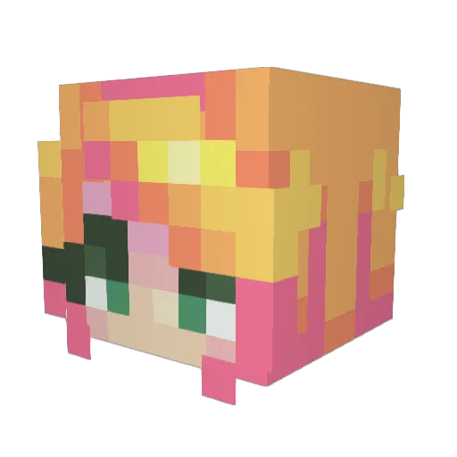 littleSHEEPish Minecraft avatar head, 3D render