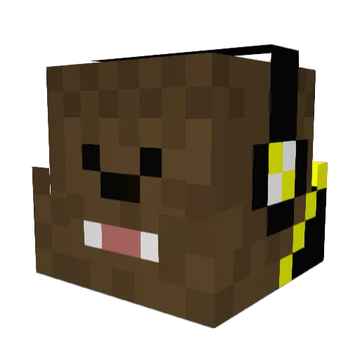 little_creeper18 Minecraft avatar head, 3D render
