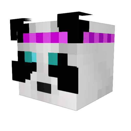 little_ike Minecraft avatar head, 3D render