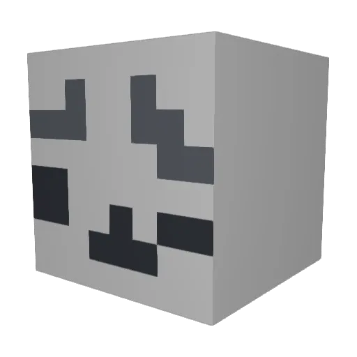 little_oofer Minecraft avatar head, 3D render