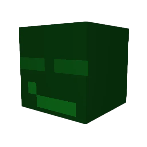 littleanders64 Minecraft avatar head, 3D render