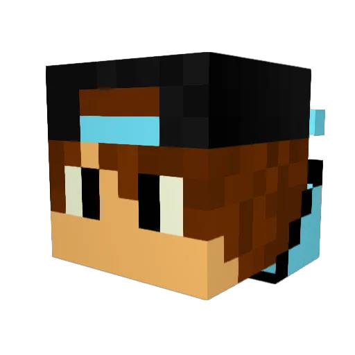 littleb0106 Minecraft avatar head, 3D render