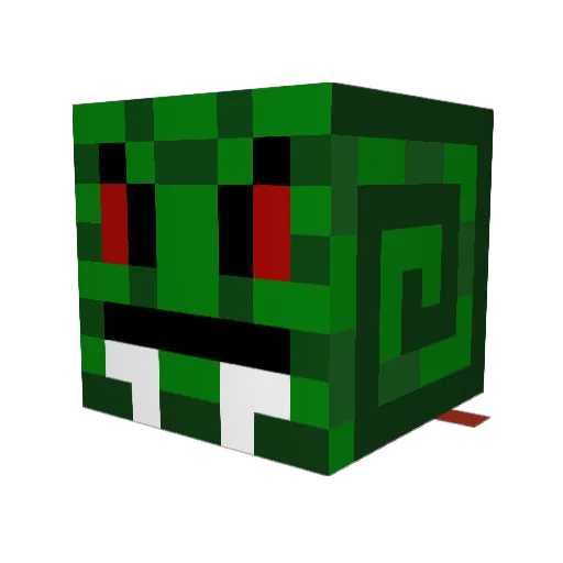 littleben06 Minecraft avatar head, 3D render