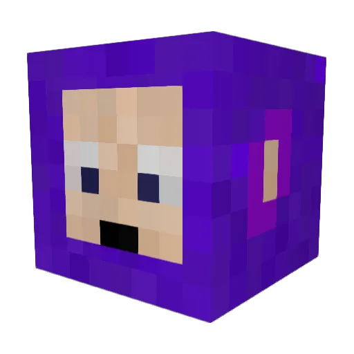 littlebigplanet_ Minecraft avatar head, 3D render