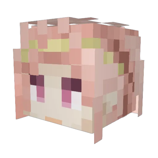 littlebitsostuff Minecraft avatar head, 3D render