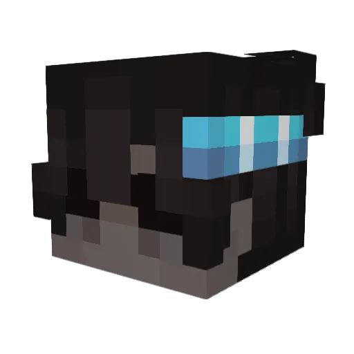 littlebreu Minecraft avatar head, 3D render