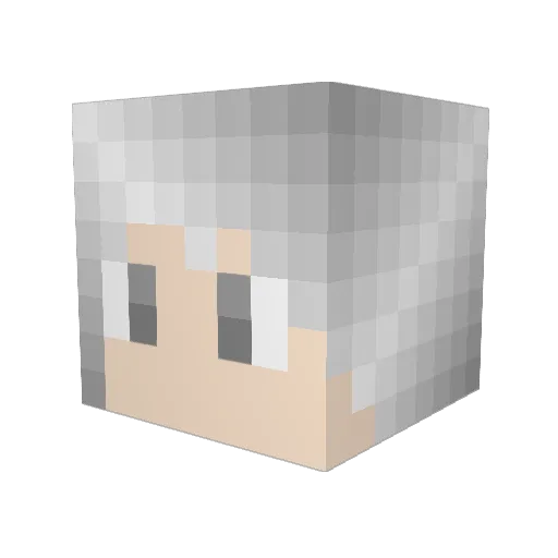 littlechris26 Minecraft avatar head, 3D render