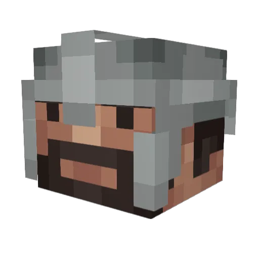 littleco1 Minecraft avatar head, 3D render