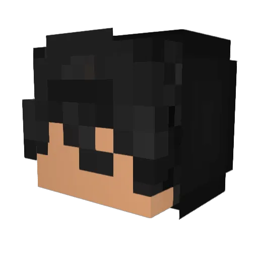 littlecookieman Minecraft avatar head, 3D render
