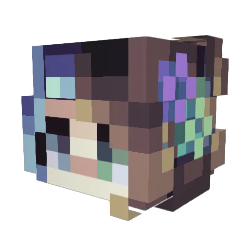 littledo0dles Minecraft avatar head, 3D render