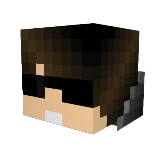 littledragon57 Minecraft avatar head, 3D render